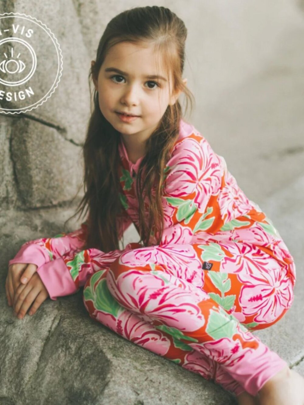 🌺❤️ Honeysuckle Full Body Swimsuit – Red Tropical Floral – 12–18M ❤️🌺